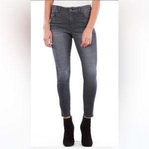 NWOT: Kut from the Kloth Donna High Rise Ankle Skinny Jeans Grey